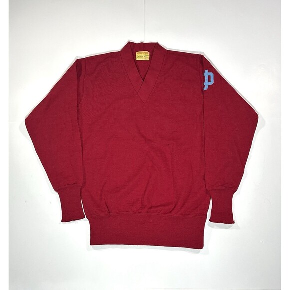 Vintage 60s Jim Flynn Sporting Goods University Delaware College Sweater Alumni - Picture 1 of 14